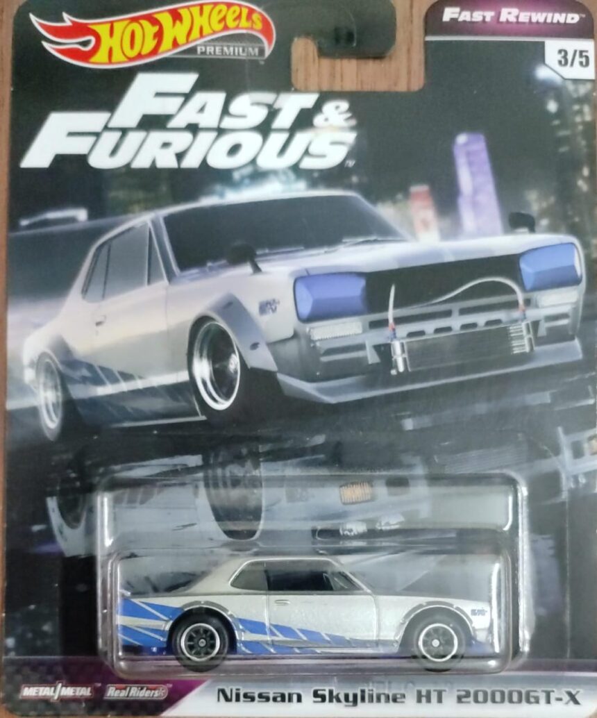 Hot Wheels Fast Furious Nissan Skyline Ht Gt X Ghh