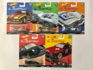 Hot Wheels Premium - Car Culture - Silhouettes - Full Set of 5 cars (Imported)