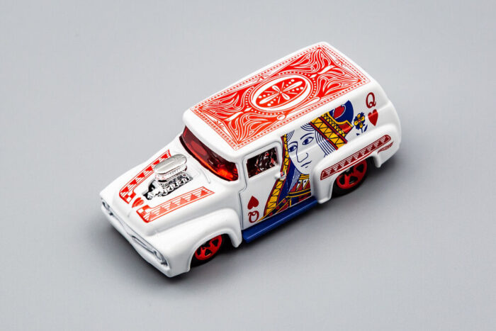 Hot Wheels '56 Ford F-100 - (FYC20) White - HW Art Cars - Image 3