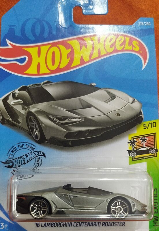 Hot Wheels ’16 Lamborghini Centenario Roadster (FYB38) – Crazy 4 Diecasts