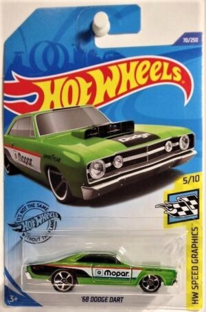 Hot Wheels 68 Dodge Dart (GHC87) - Green - American Muscle