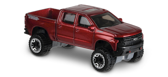 Hot Wheels - '19 Chevy Silverado Trail Boss LT (FJV97) - Red - Image 2