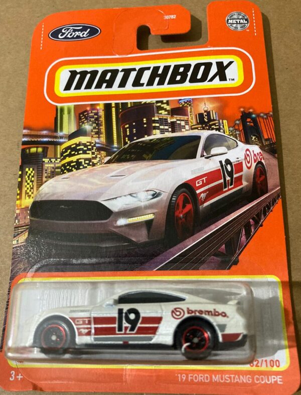 Matchbox – 2019 Ford Mustang Coupe – (GVX92) – Crazy 4 Diecasts