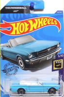 Hot Wheels - '65 Ford Mustang Convertible (GHC77) - Blue - James Bond