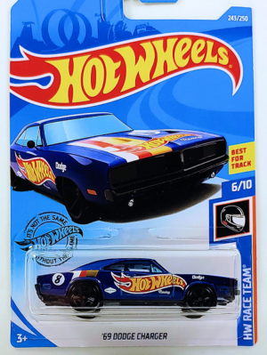 Hot Wheels - '69 Dodge Charger (FYC73) - Blue