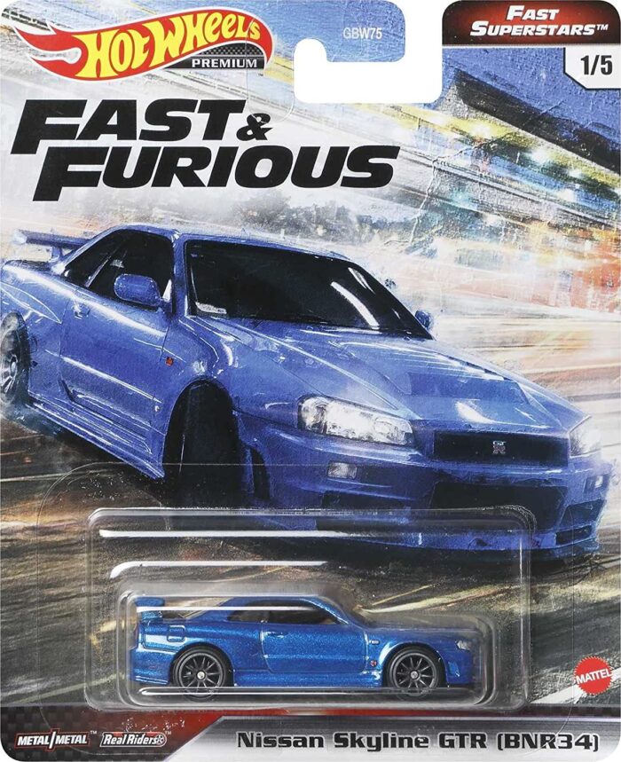 Hot Wheels Premium - Fast & Furious - Fast Superstars - Full Set of 5 Cars - Image 2