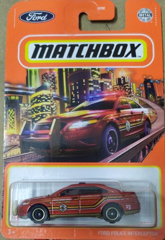 Matchbox – Ford Police Interceptor – (GVX91) – Crazy 4 Diecasts