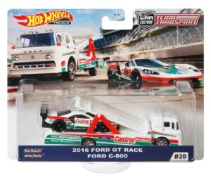 Hot Wheels Team Transport Ford GT Race and C-800 (FLF56)