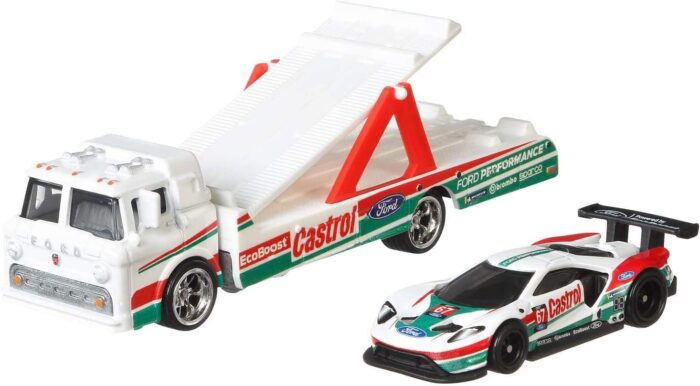 Hot Wheels Team Transport Ford GT Race and C-800 (FLF56) - Image 2