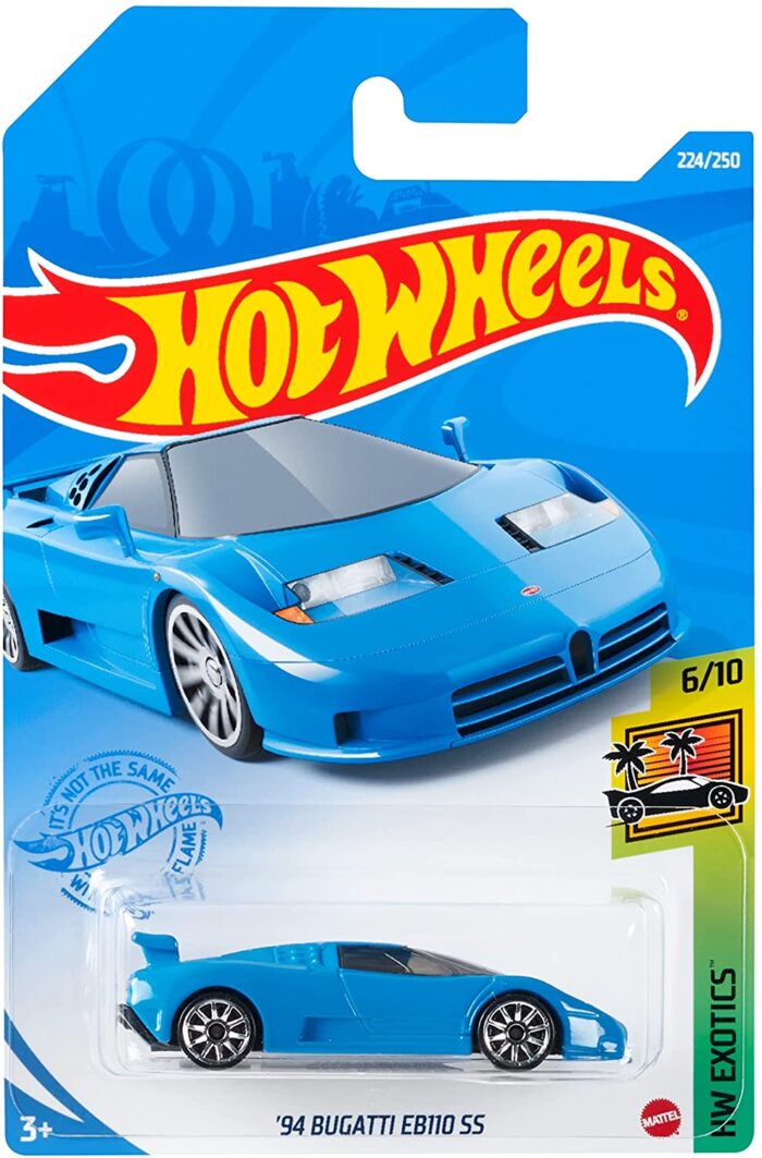 Hot Wheels Bugatti EB110 SS - (HCM60) Blue - Image 4