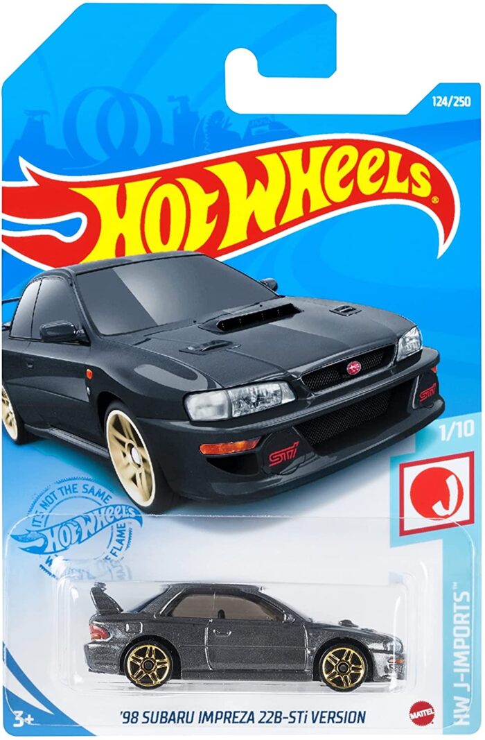 Hot Wheels Subaru Impreza 22B STI - (HCM58) Grey - Image 5