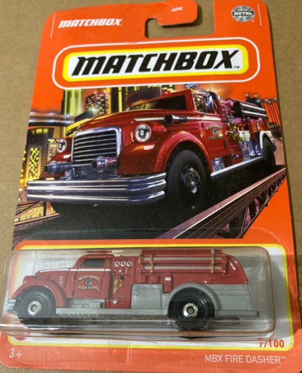 Matchbox – MBX Fire Dasher – (GVX23) – Crazy 4 Diecasts