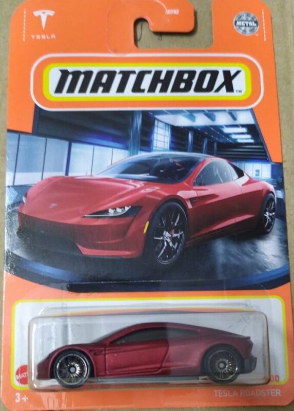 Matchbox – Tesla Roadster – (GVX33) – Crazy 4 Diecasts