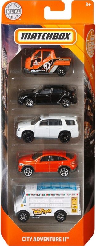 Matchbox City Adventure II 5 Cars pack (GKJ07) – Crazy 4 Diecasts