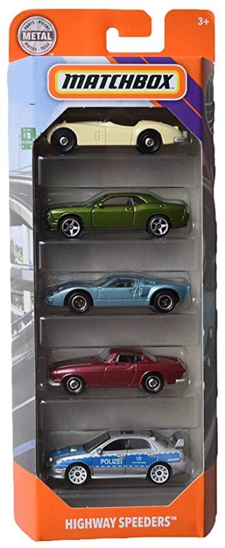 Matchbox Highway Speeders 5 Cars Pack (GKJ08) – Crazy 4 Diecasts