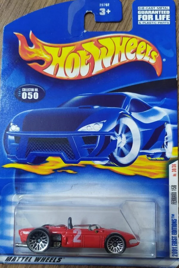 Hot Wheels - Ferrari 156 Racer - (28762) Red - 2001 First Editions - Metal on Metal - Image 1