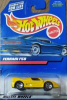 Hot Wheels - Ferrari F50 - (27127) Yellow - 2000 Edition - Metal on Metal