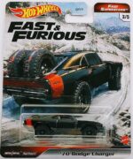 Hot Wheels Premium - Fast & Furious - Fast Superstars - '70 Dodge Charger (Off-Road Custom) - Black - (GRL83)