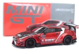 MINI GT　No.168　GT-R Mini GT LB-Silhouette Works GT Nissan 35GT-RR #168 & LB
