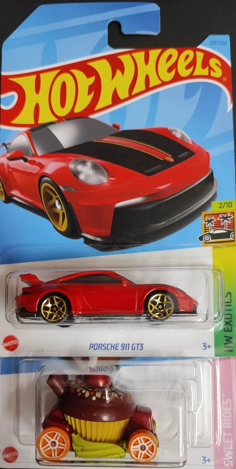 Hot Wheels Porsche 911 GT3, HW Exotics 2/10 [red] 177/250