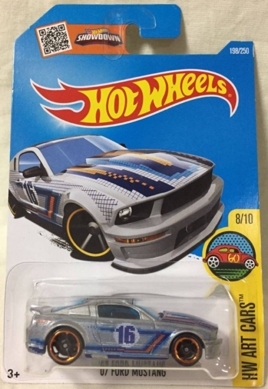 Hot Wheels 07 Ford Mustang Silver – DHX69 – Crazy 4 Diecasts