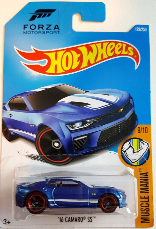 Hot Wheels 16 Camaro SS Blue – DHP14 – Crazy 4 Diecasts