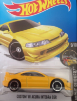 Hot Wheels Custom 01 Acura Integra GSR Yellow - DHP06