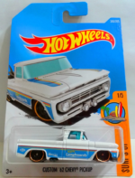 Hot Wheels Custom 62 Chevy Pickup White - DVC13 ***Blister Cracked***