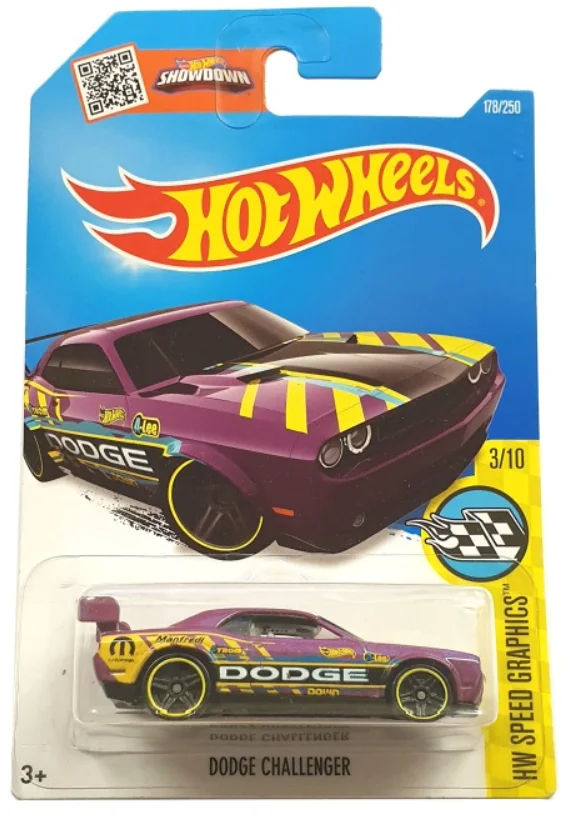 Hot Wheels Dodge Challenger Purple – DHX56 – Crazy 4 Diecasts