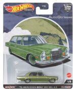 [Imported] Hot Wheels Premium Mercedes-Benz 280 SEL 4.5 year 1972 Green Metallic - HCK18 - Car Culture Auto Strasse Series
