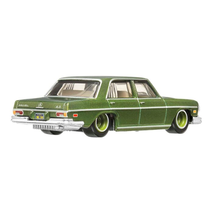 [Imported] Hot Wheels Premium Mercedes-Benz 280 SEL 4.5 year 1972 Green Metallic - HCK18 - Car Culture Auto Strasse Series - Image 3
