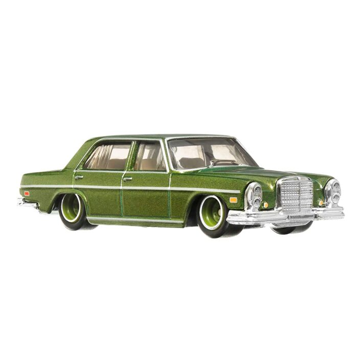 [Imported] Hot Wheels Premium Mercedes-Benz 280 SEL 4.5 year 1972 Green Metallic - HCK18 - Car Culture Auto Strasse Series - Image 5
