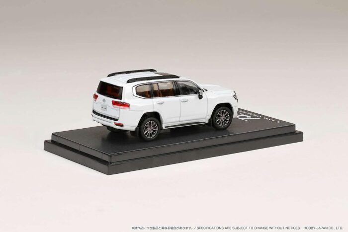 [Japan Import] Hobby Japan - 1/64 Toyota Land Cruiser (JA300W) ZX Precious White Pearl/Beige Interior. - Image 2