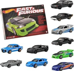 Imported] Hot Wheels 10 Car Pack – Fast and Furious – HNT21