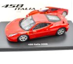 Altaya Ferrari 458 Italia year 2009 with Display Case - Red 1:43 Scale