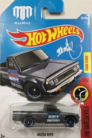 Hot Wheels Mazda Repu Matt Grey - DTX00 ***Dented blister***