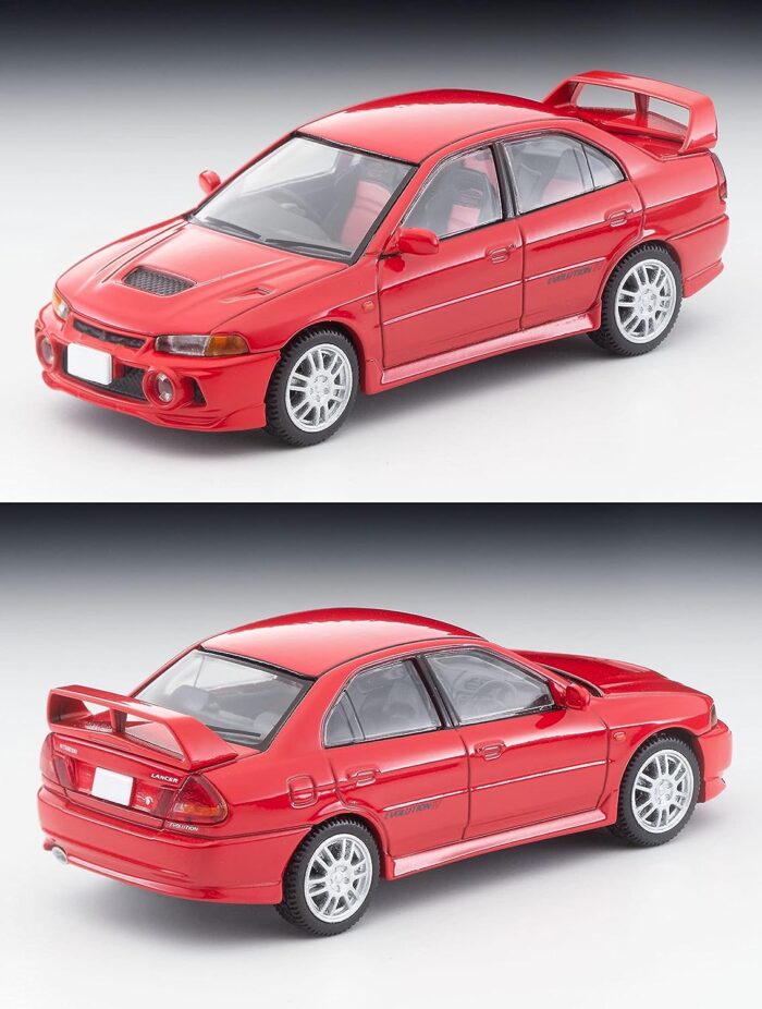 [Japan Import] Tomica Limited Vintage Neo - 1/64 Mitsubishi Lancer GSR Evolution IV Red - Image 3