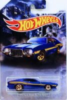 Hot Wheels '72 Ford Gran Torino Sport - (GJW70) American Steel Card Art Premiums