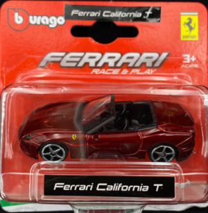 Bburago Race & Play Series - 3" Ferrari California T (Open Top) (Red)