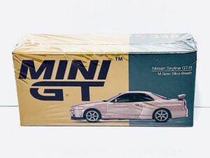 Mini GT No. 348 - Nissan Skyline GT-R (M-Spec Silica Breath)