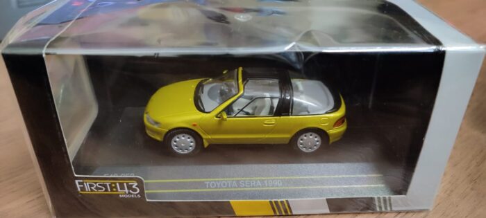 First 43 Toyota Sera 1990 Yellow 1:43 Scale - Image 5
