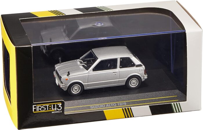 First 43 Suzuki Alto (Maruti 800) 1979 Silver 1:43 Scale - Image 3