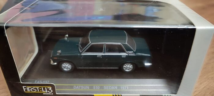 First 43 Datsun 510 Sedan 1971 Green 1:43 Scale - Image 7
