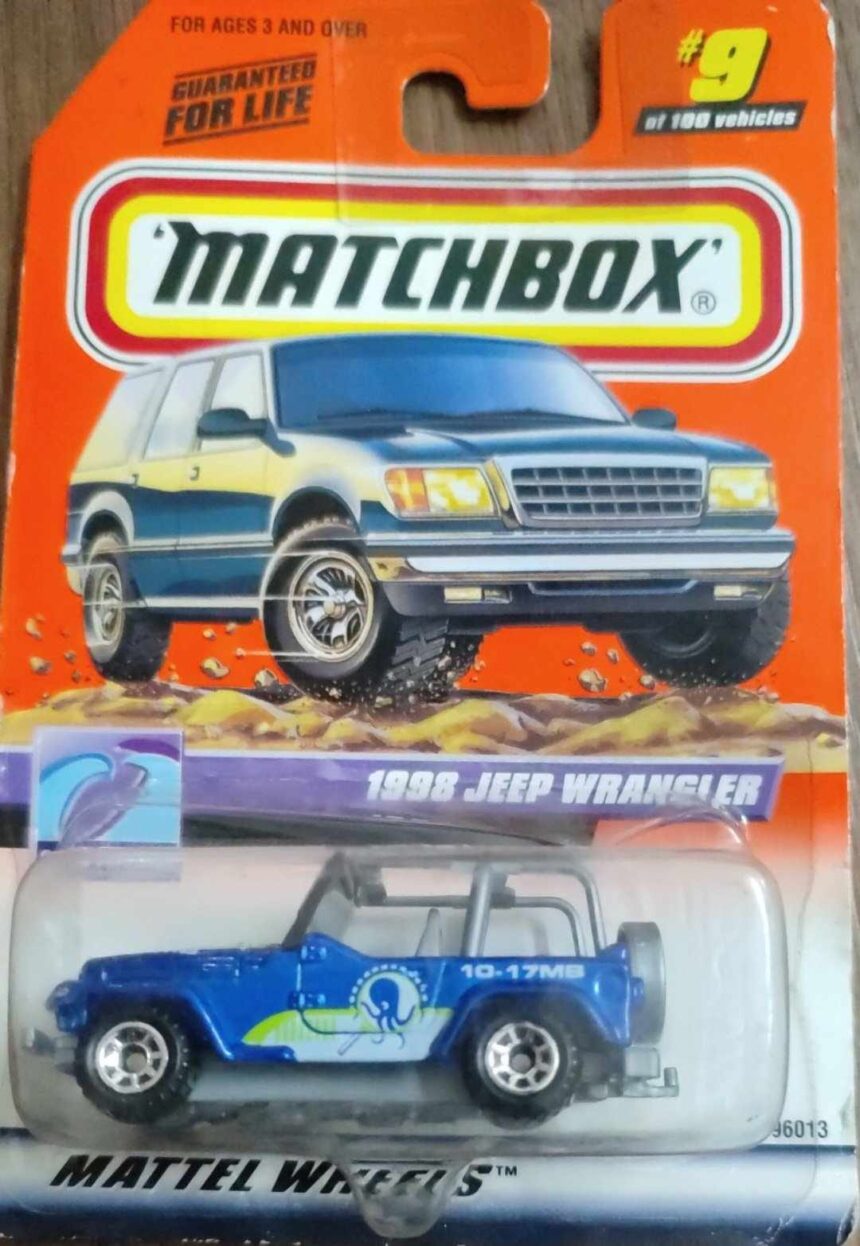 Matchbox – Jeep Wrangler 1998 (96013) – Crazy 4 Diecasts