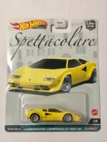 Hot Wheels Premium - Car Culture - Lamborghini Countach LP 5000 QV - Spettacolare - Yellow - HKC47 (***card not mint***)