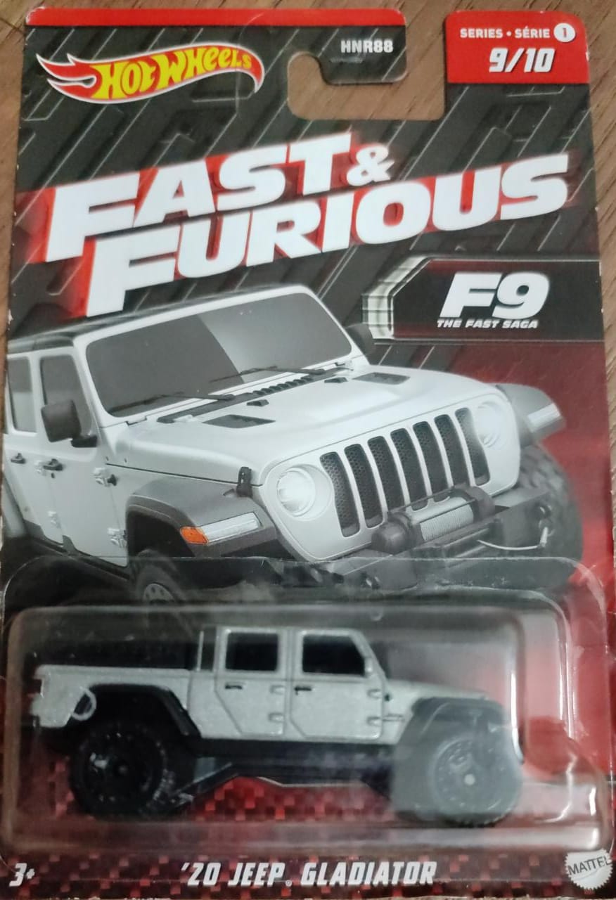 HW-20 Jeep Gladiator-F&F-HNR99 Hot Wheels - Fast & Furious - 20 Jeep Gladiator - (HNR99) - Image 1