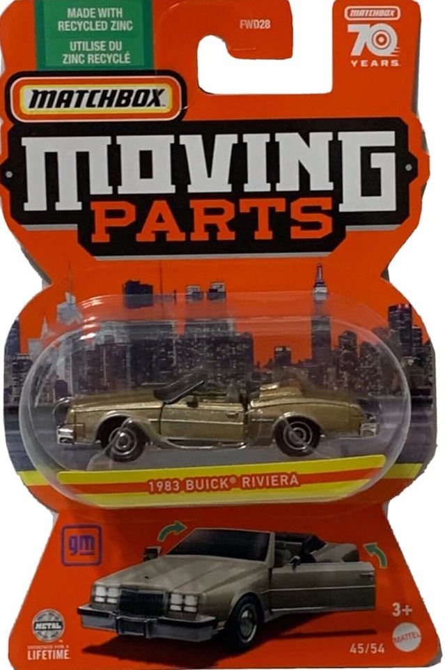 Riviera Matchbox Moving Parts - Buick RIVIERA 1983 (HLG30) - Image 1