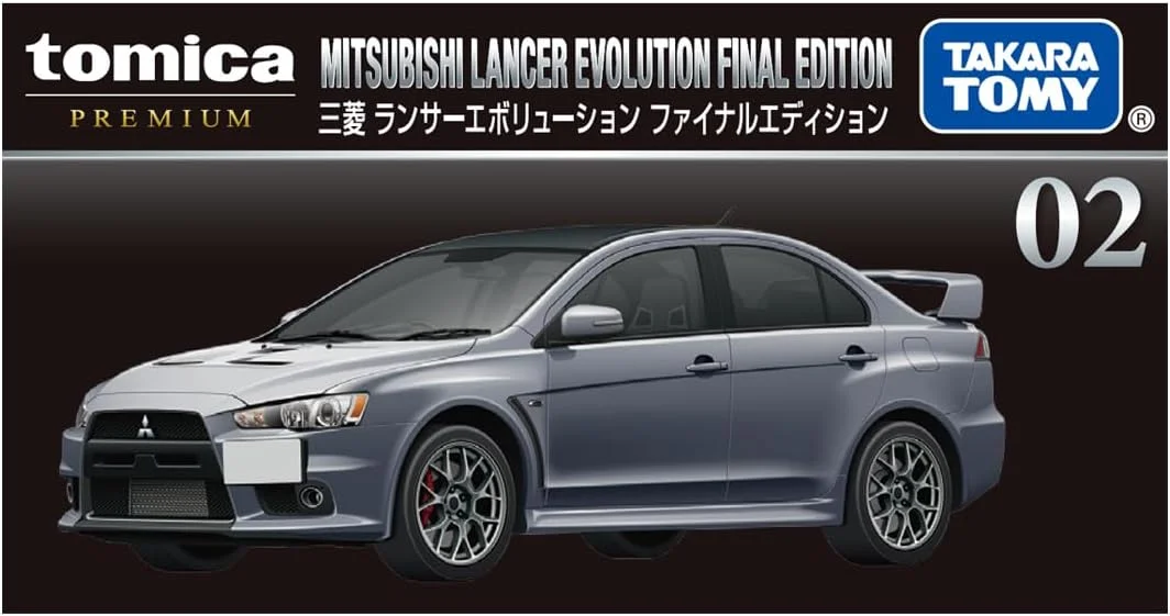 Imported] Tomica 02 – Mitsubishi Lancer Evolution Final Edition