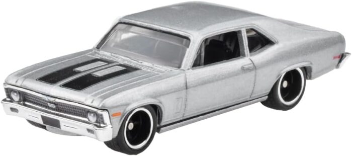 Hot Wheels Fast and Furious - 1970 Chevrolet Nova SS - HNW54 - Grey-Silver - Image 2