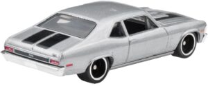 Hot Wheels Fast and Furious - 1970 Chevrolet Nova SS - HNW54 - Grey-Silver - Image 3